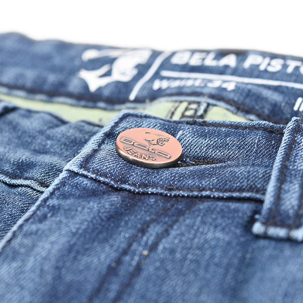 BELA Piston Short Leg 34L - Denim Jeans - Blue 