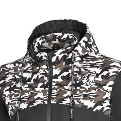 BELA Camo Rush Armour Wear Hoodie Black Olive Green