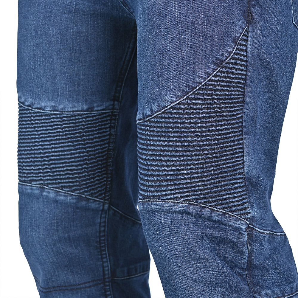 BELA KEVLAR TROPHY MEN MOTORCYCLE JEANS 34L BLUE