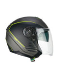 CGM 160G JAD RIDE JET CASCO MOTO GRAFITE GIALLO FLUO OPACO