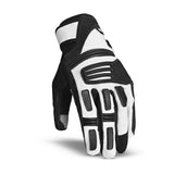  BELA - ARIZON MAN BLACK/WHITE TEXTILE GLOVE - SECURTEX MOTOR SL (t/a MaximoMoto)