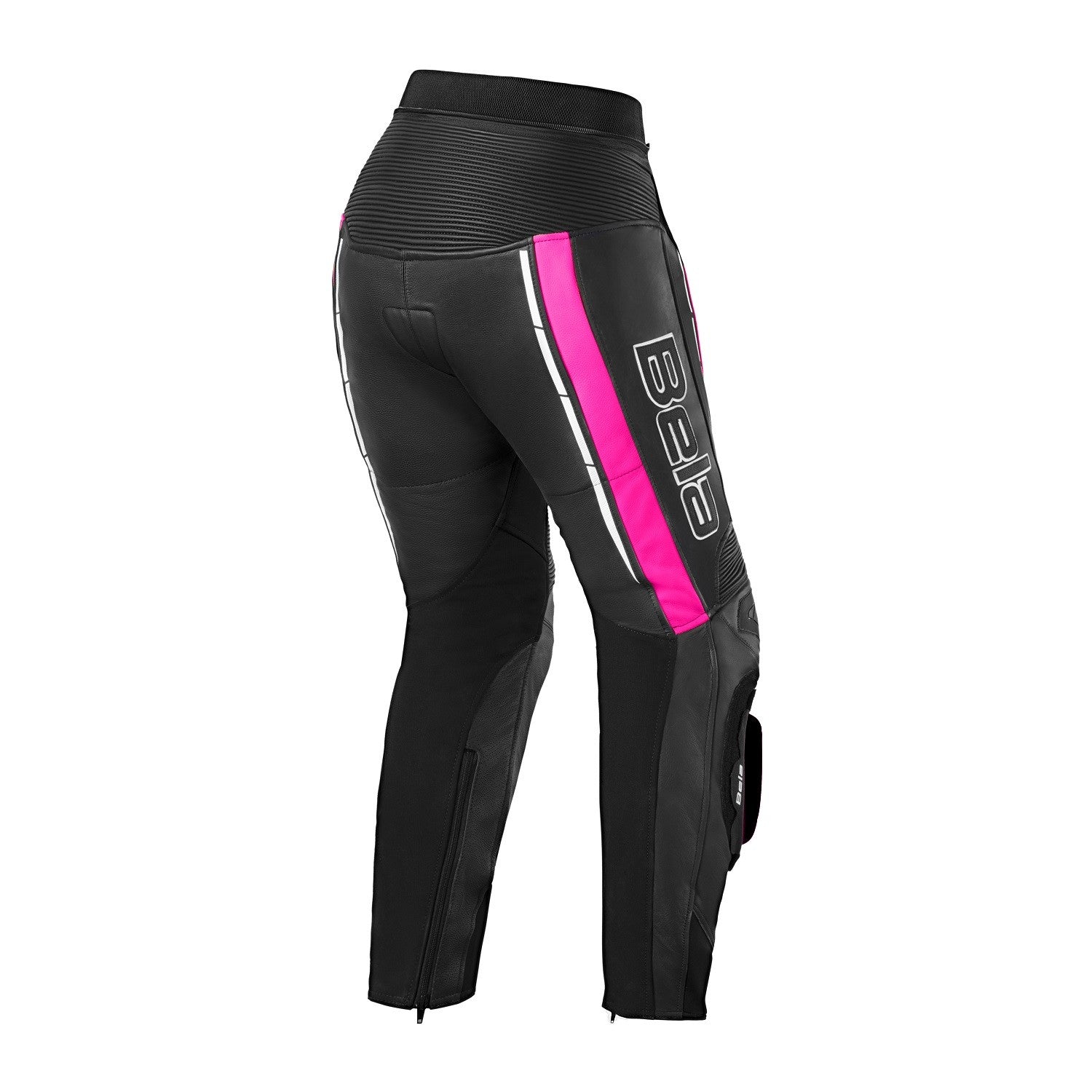 BELA - Rocket Lady Pant Leather Trousers Black/Pink - SECURTEX MOTOR SL (t/a MaximoMoto)