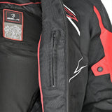  BELA - Panther Textile Jacket Black/Red - SECURTEX MOTOR SL (t/a MaximoMoto)