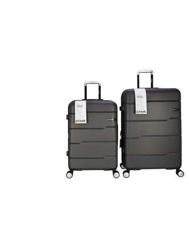  UNIK - VIGO TRAVEL SUITCASE DARK GREY SET 2 - SECURTEX MOTOR SL (t/a MaximoMoto)