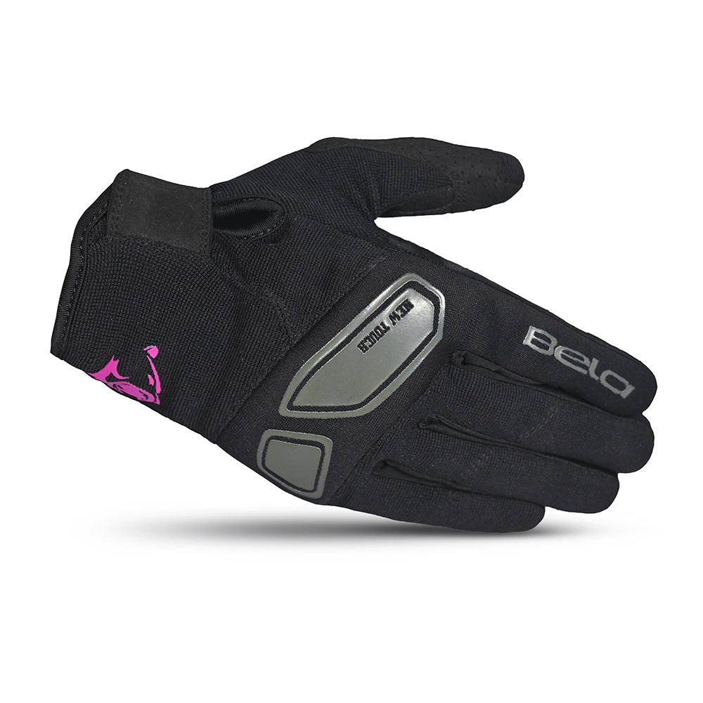  BELA - LMBU 2 Lady Textile Glove Black/Pink - SECURTEX MOTOR SL (t/a MaximoMoto)