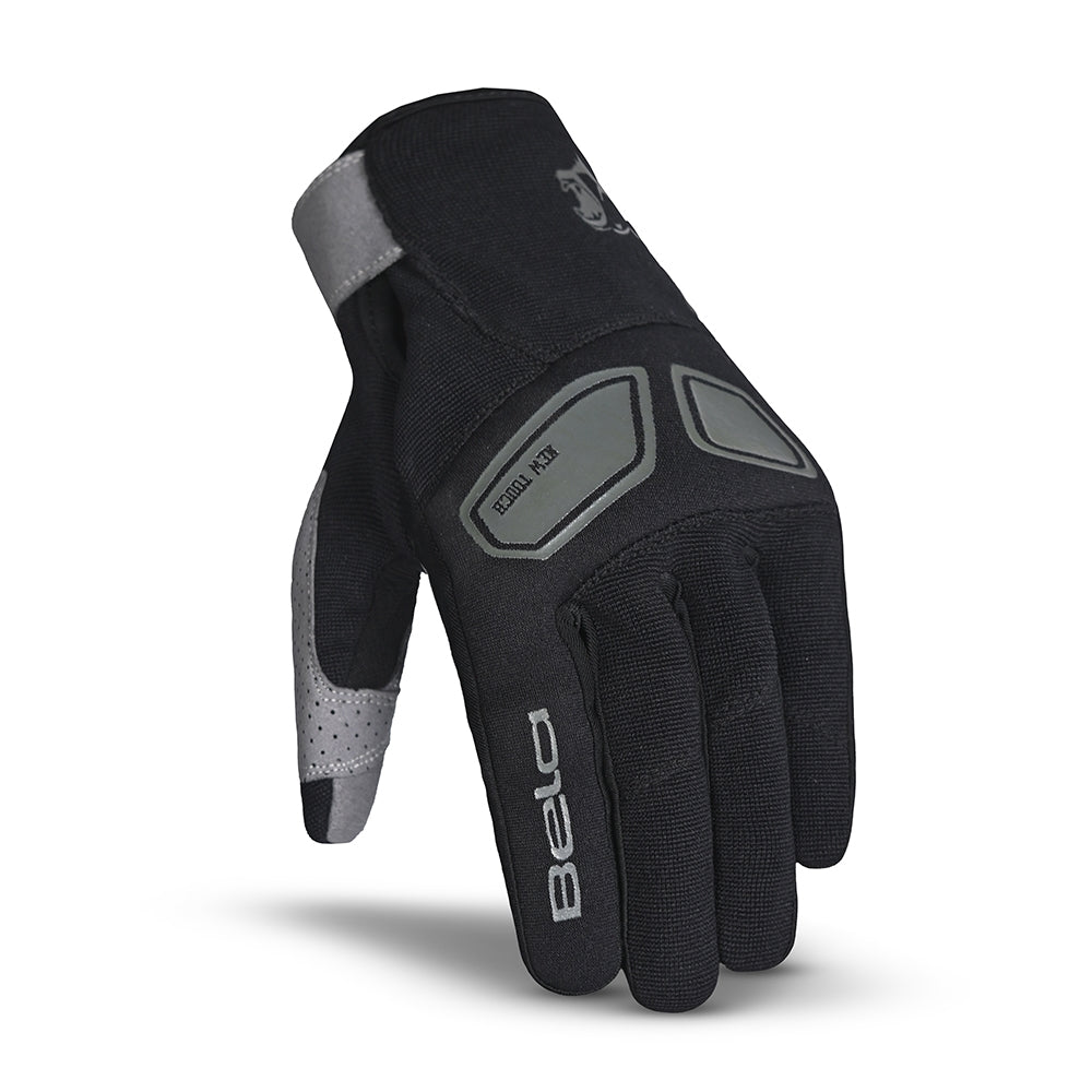  BELA - Textile Glove LMBU 2 Black/Grey - SECURTEX MOTOR SL (t/a MaximoMoto)