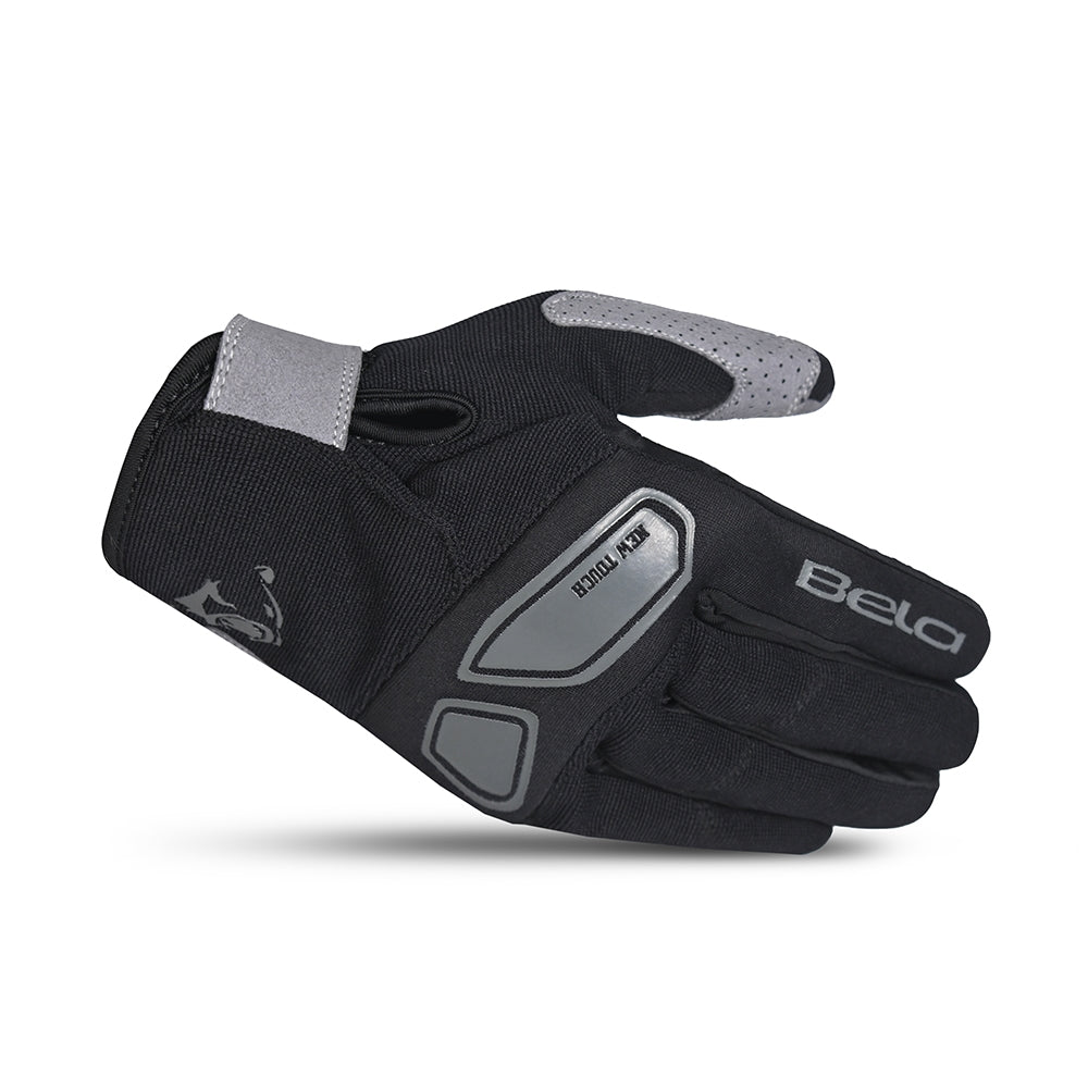  BELA - Textile Glove LMBU 2 Black/Grey - SECURTEX MOTOR SL (t/a MaximoMoto)
