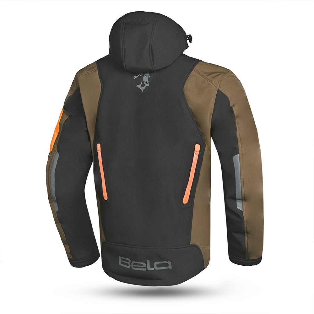  BELA - Fire Fly Man Sweatshirt Black/Olive Green/Orange - SECURTEX MOTOR SL (t/a MaximoMoto)