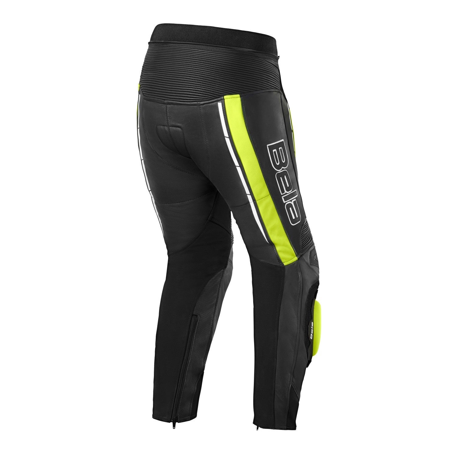  BELA - Rocket Man Pant Leather Trousers Black/Fluor Yellow - SECURTEX MOTOR SL (t/a MaximoMoto)