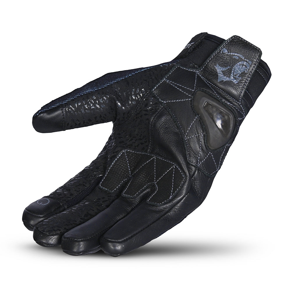  BELA - Titan Denim Inv. WP Textile Glove Black/Blue - SECURTEX MOTOR SL (t/a MaximoMoto)