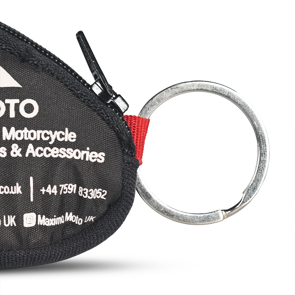  MXM-BLACK MOTORCYCLE KEYRING BAG - SECURTEX MOTOR SL (t/a MaximoMoto)