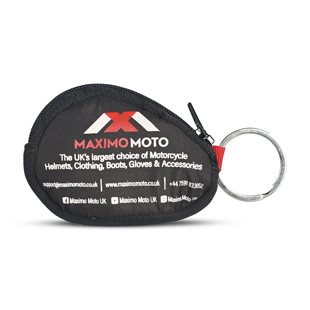  MXM-BLACK MOTORCYCLE KEYRING BAG - SECURTEX MOTOR SL (t/a MaximoMoto)