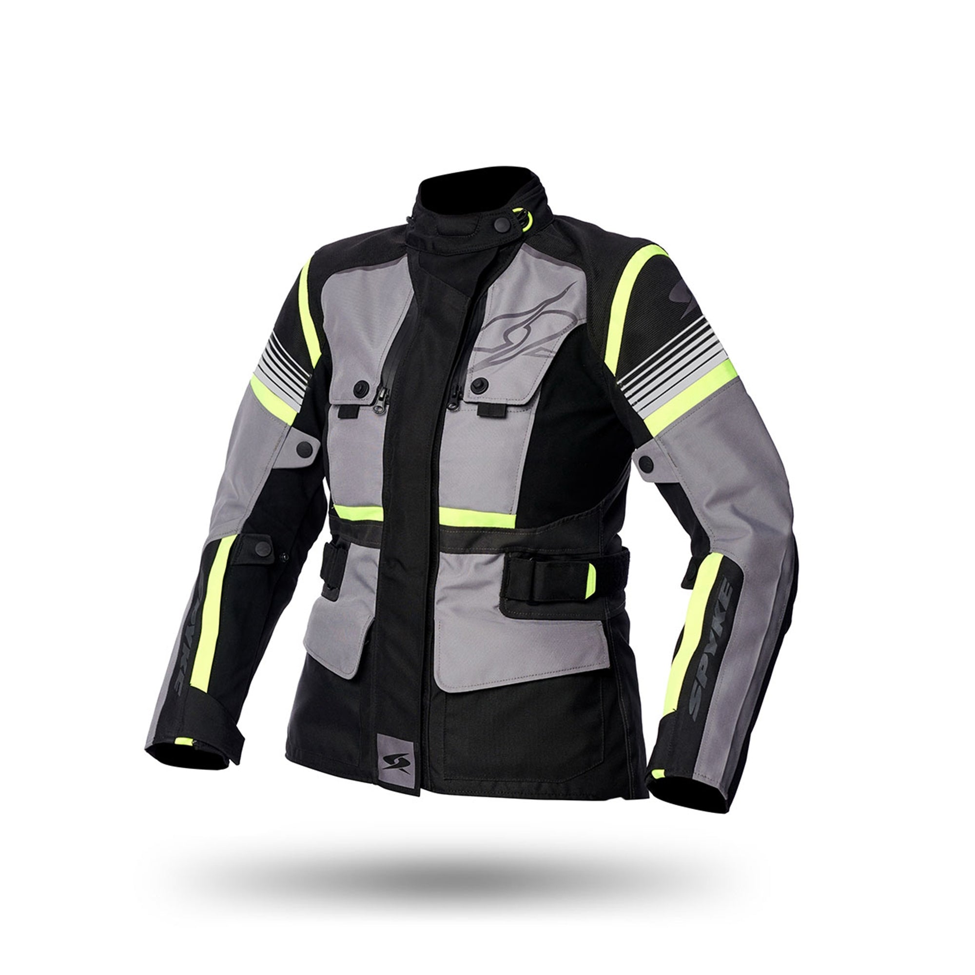 SPYKE Equator Dry Techno Lady Jacket Grey/Antra/Yellow - SECURTEX MOTOR SL (t/a MaximoMoto)