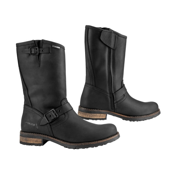  FALCO HERITAGE BRAVE 2 BLACK BOOTS - SECURTEX MOTOR SL (t/a MaximoMoto)