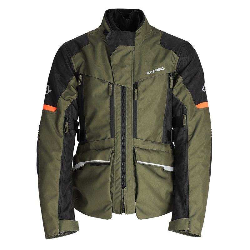  ACERBIS - CE X-ROVER GREEN/ARANCIO JACKET - SECURTEX MOTOR SL (t/a MaximoMoto)