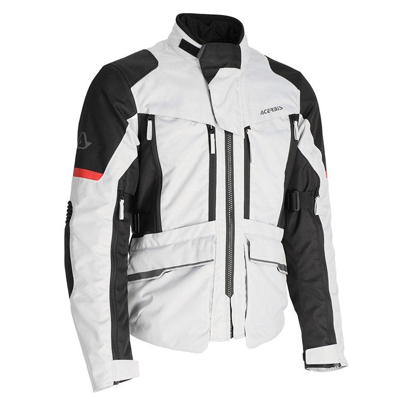  ACERBIS - CE X-ROVER GRIGIO/ROSSO JACKET - SECURTEX MOTOR SL (t/a MaximoMoto)