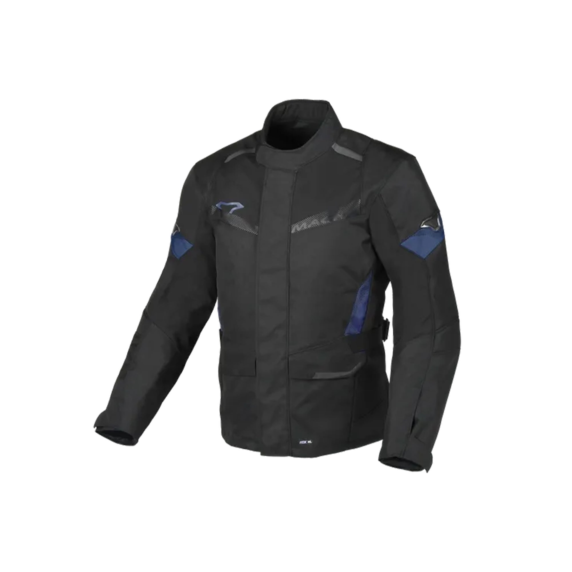Macna Vaulture Waterproof Textile Jacket Black/blue - SECURTEX MOTOR SL (t/a MaximoMoto)