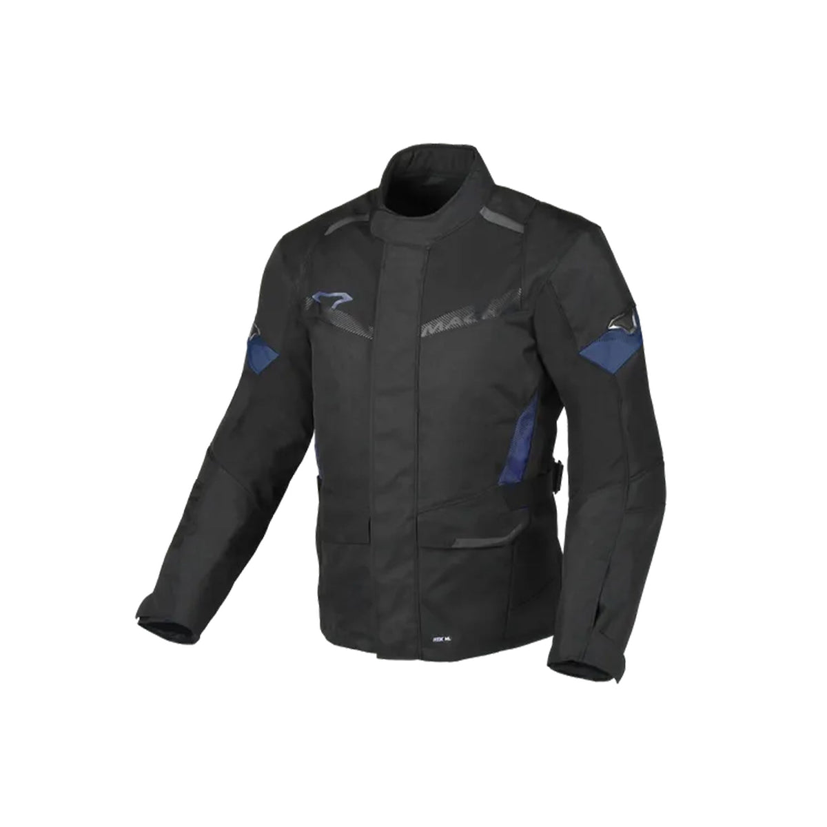 Macna Vaulture Waterproof Textile Jacket Black/blue - SECURTEX MOTOR SL (t/a MaximoMoto)