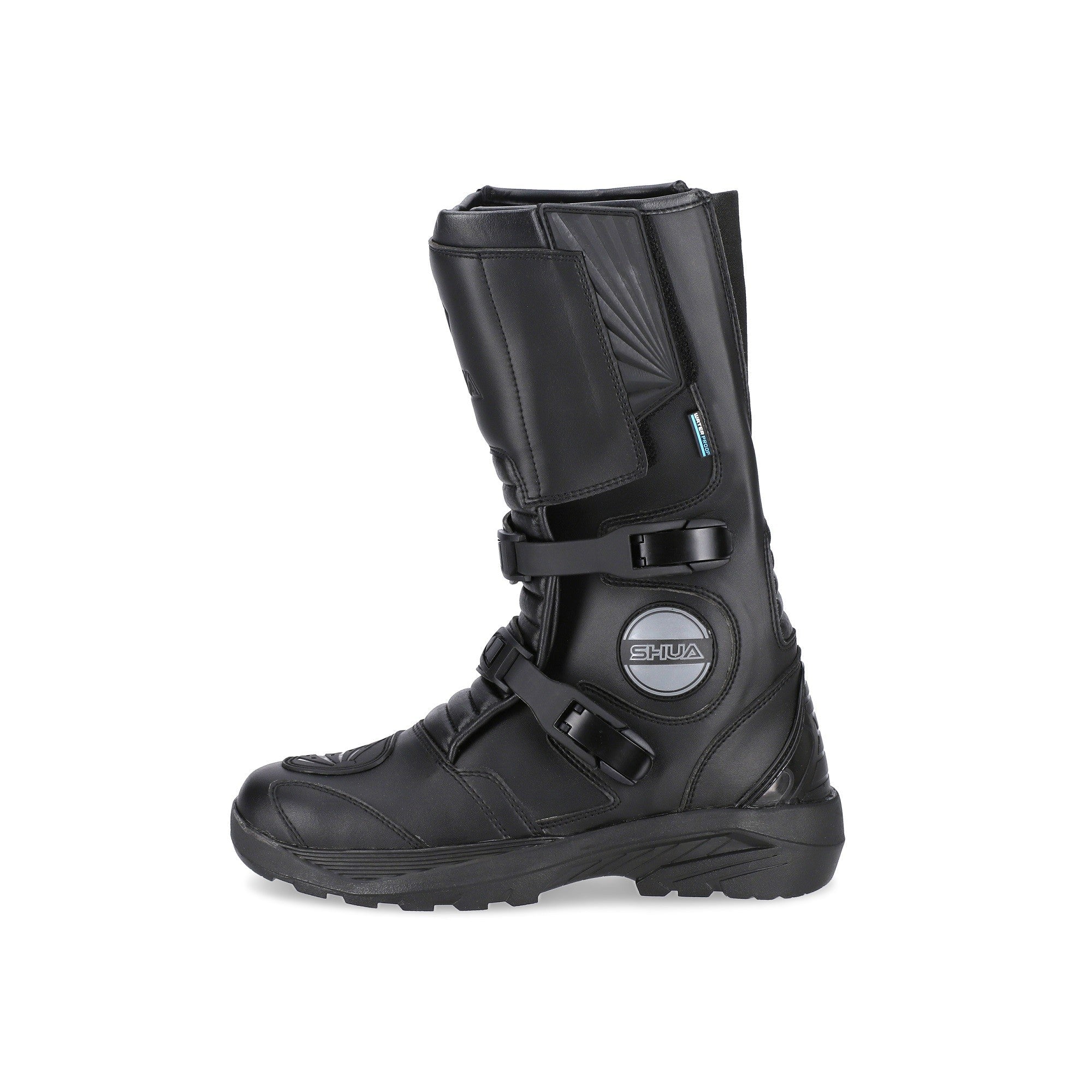  SHUA - Discovery Adv. Long Black Leather Boots - SECURTEX MOTOR SL (t/a MaximoMoto)