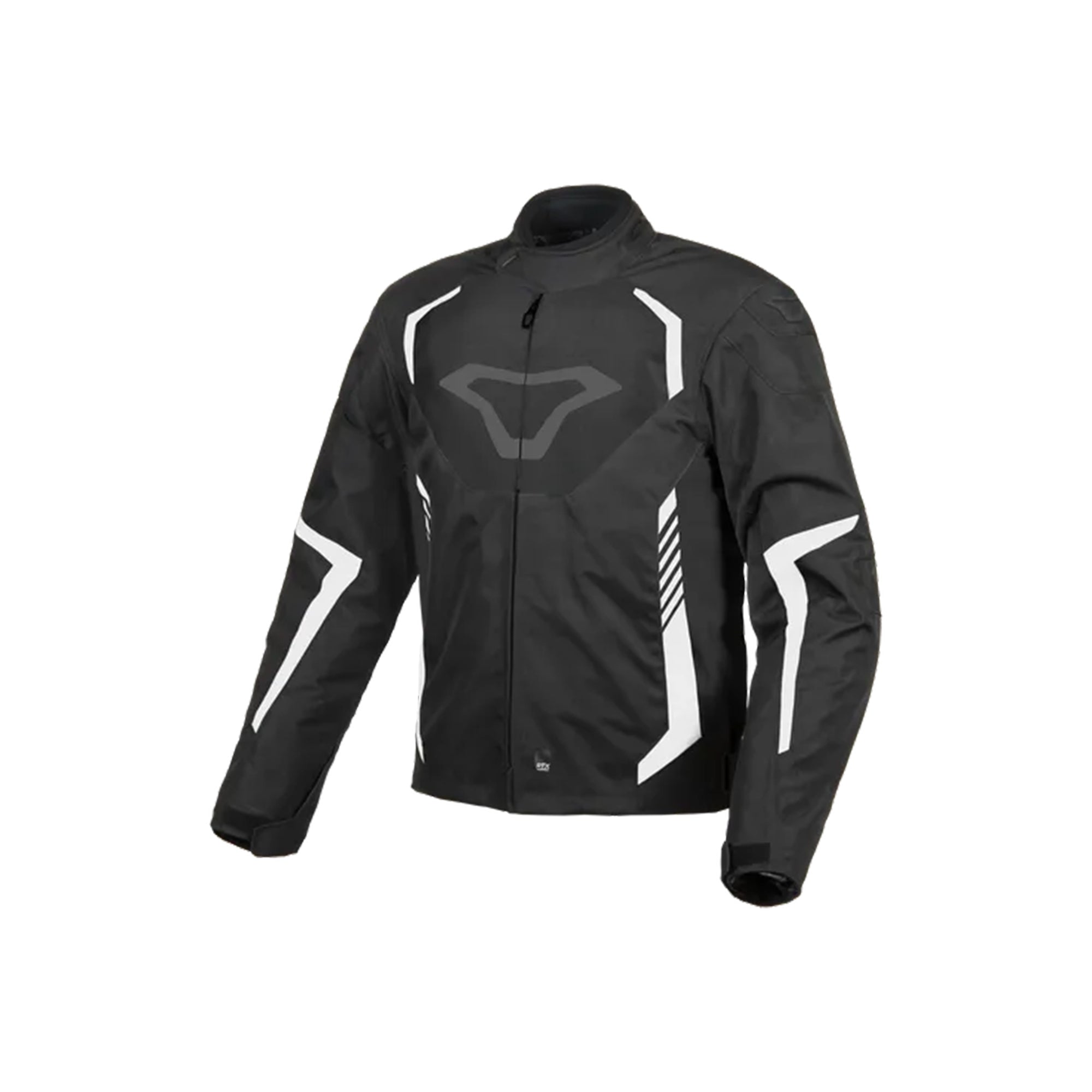  Macna Tazar waterproof textile jacket Black/white - SECURTEX MOTOR SL (t/a MaximoMoto)