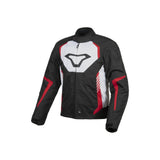  Macna Tazar waterproof textile jacket Black/white/red - SECURTEX MOTOR SL (t/a MaximoMoto)