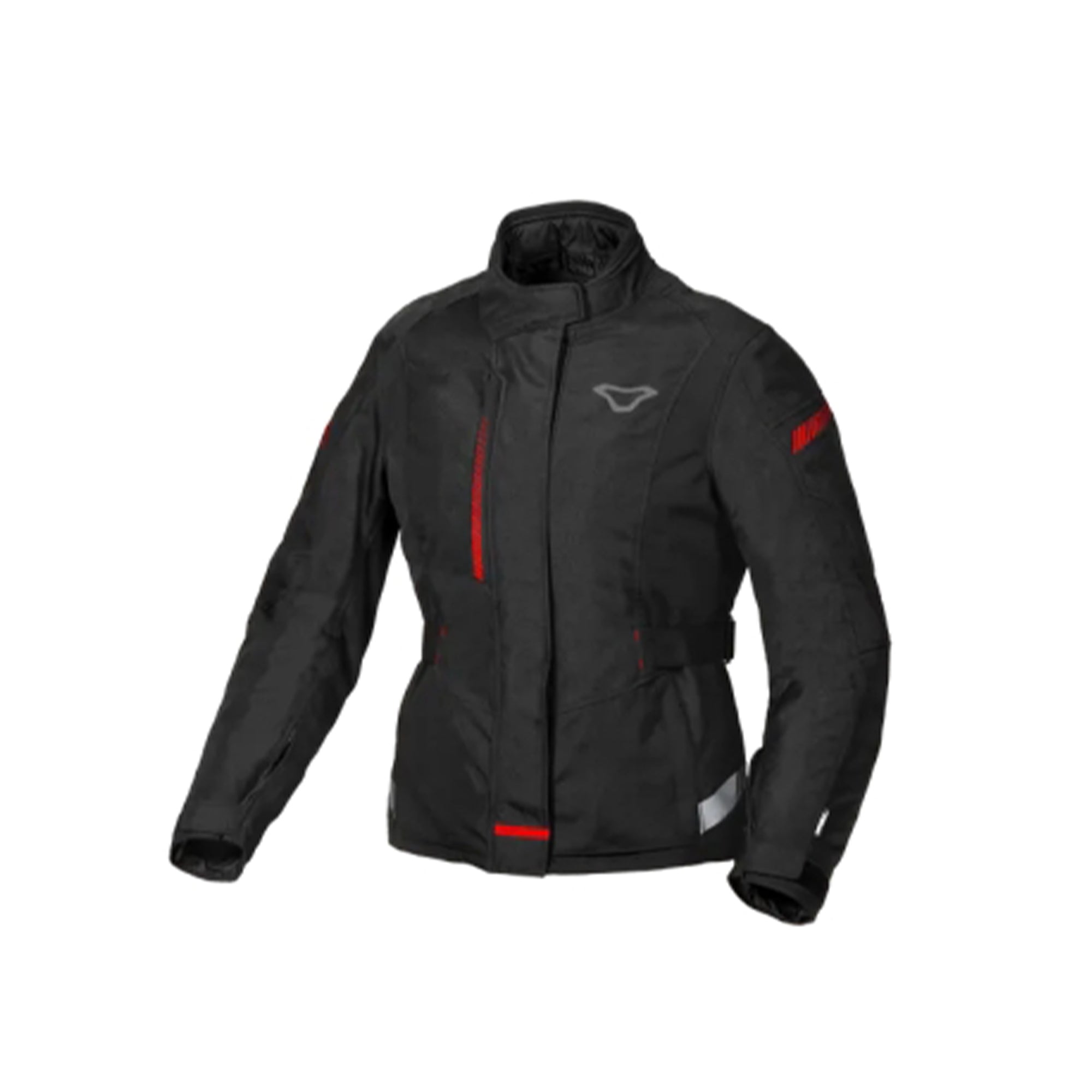  Macna Nivala Waterproof Textile Jacket Women Black/red - SECURTEX MOTOR SL (t/a MaximoMoto)