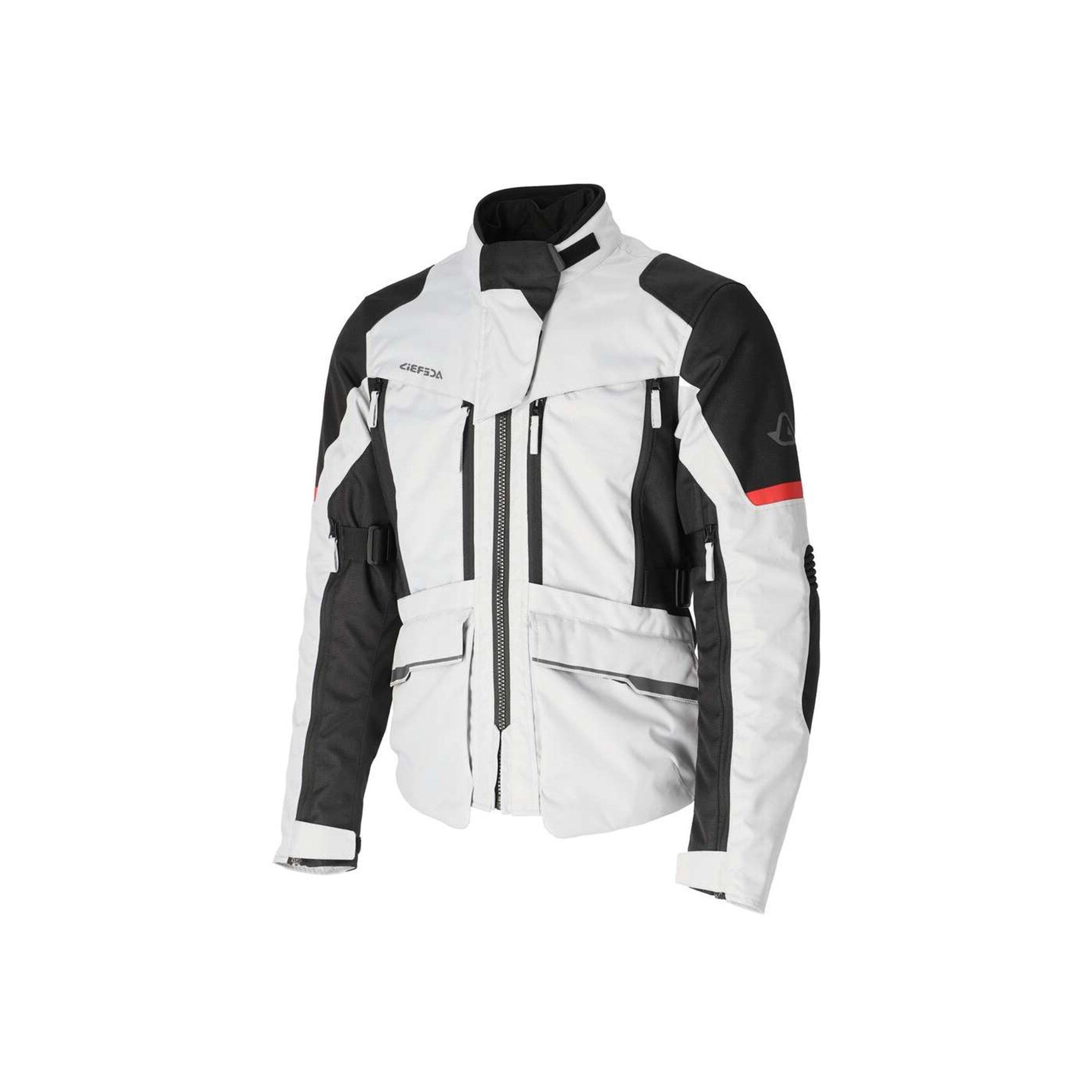  ACERBIS - CE X-ROVER GRIGIO/ROSSO JACKET - SECURTEX MOTOR SL (t/a MaximoMoto)