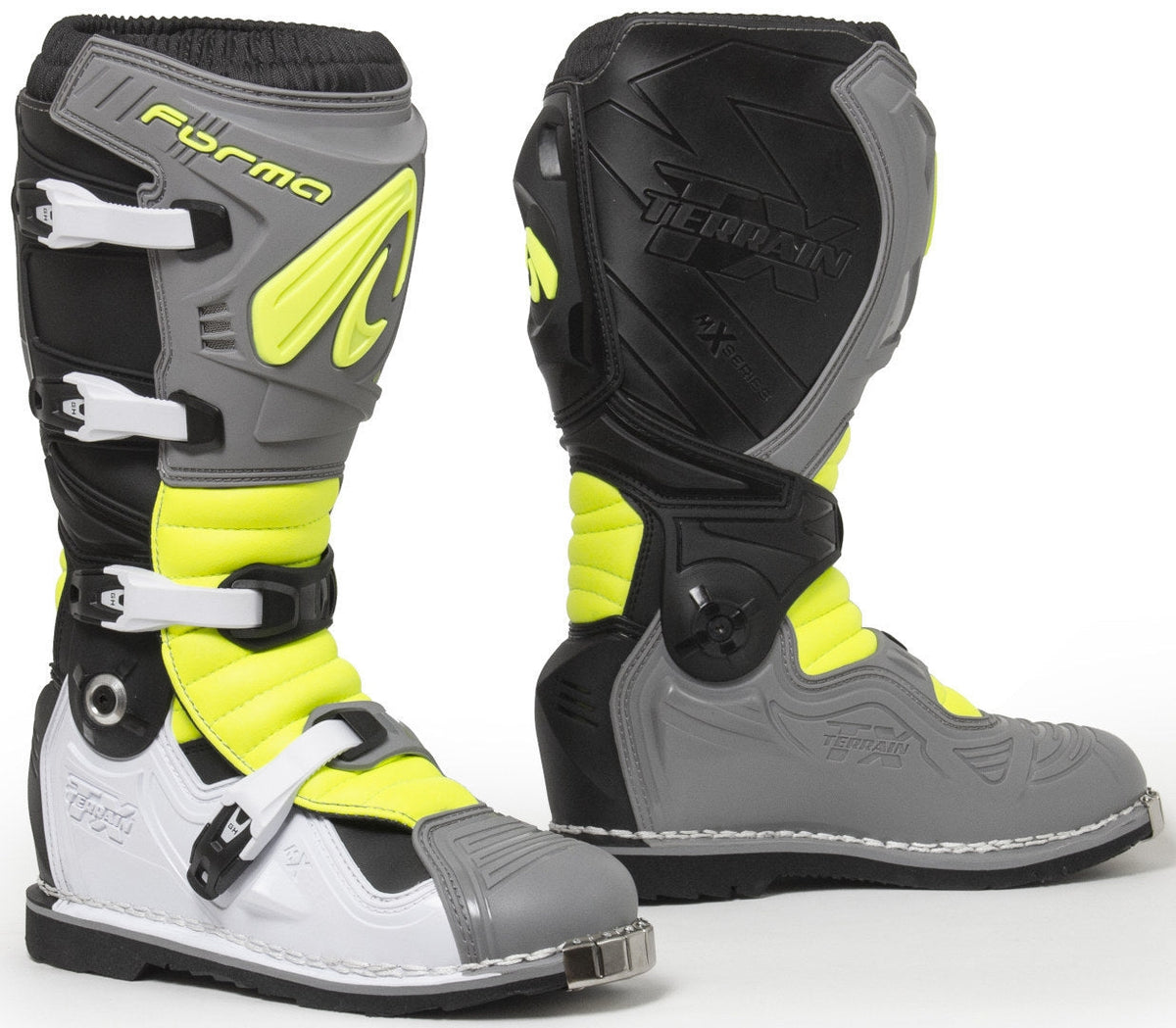  FORMA- TERRAIN EVOLUTION TX BOOTS GRAY/WHITE/YELLOW FLUO - SECURTEX MOTOR SL (t/a MaximoMoto)