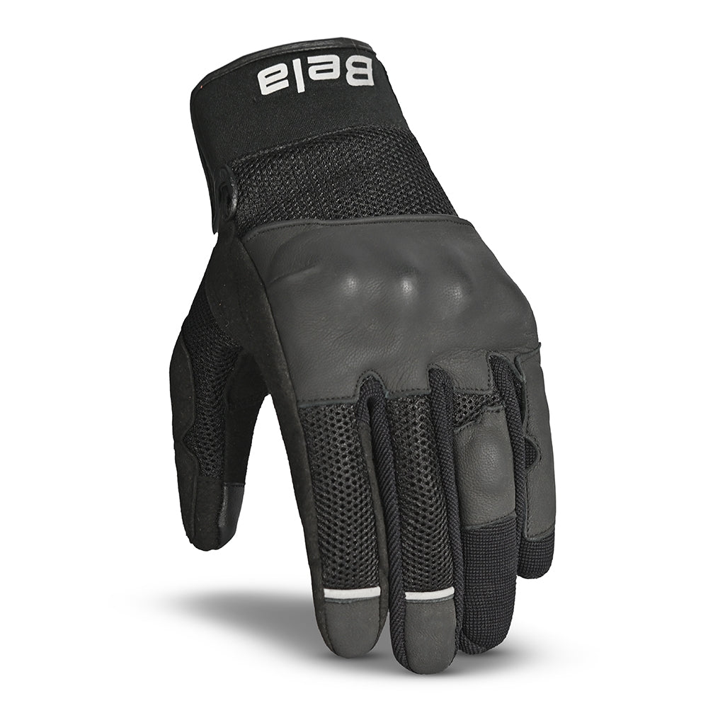  BELA - Deluxe Black Leather Glove - SECURTEX MOTOR SL (t/a MaximoMoto)