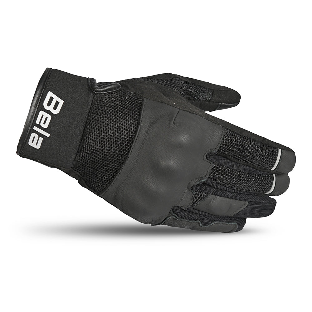  BELA - Deluxe Black Leather Glove - SECURTEX MOTOR SL (t/a MaximoMoto)