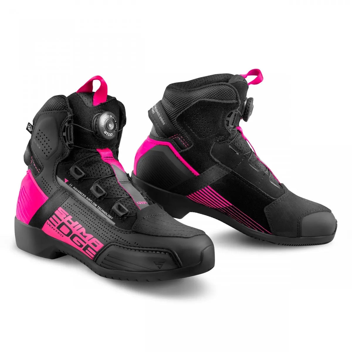  SHIMA EDGE VENTED LADY BOOT PINK - SECURTEX MOTOR SL (t/a MaximoMoto)