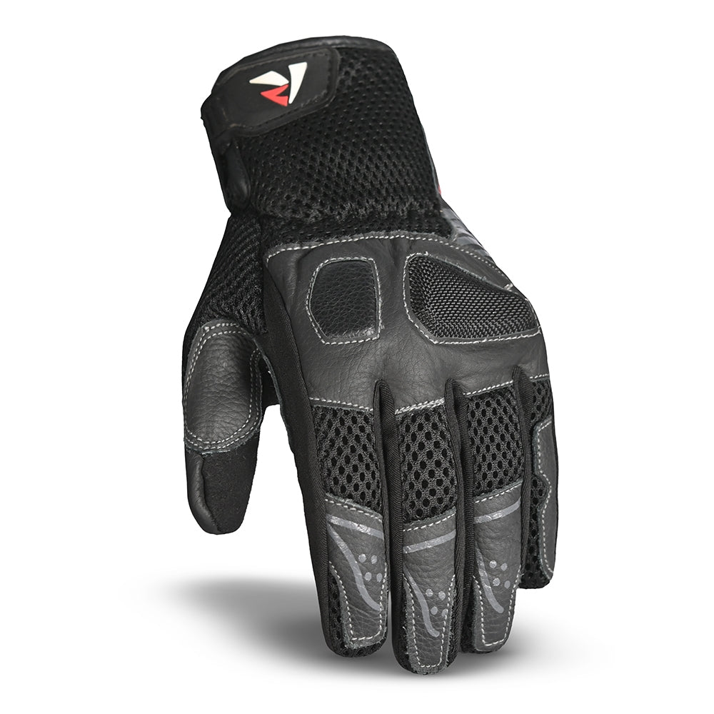  R-TECH - Premium Leather Glove Black - SECURTEX MOTOR SL (t/a MaximoMoto)