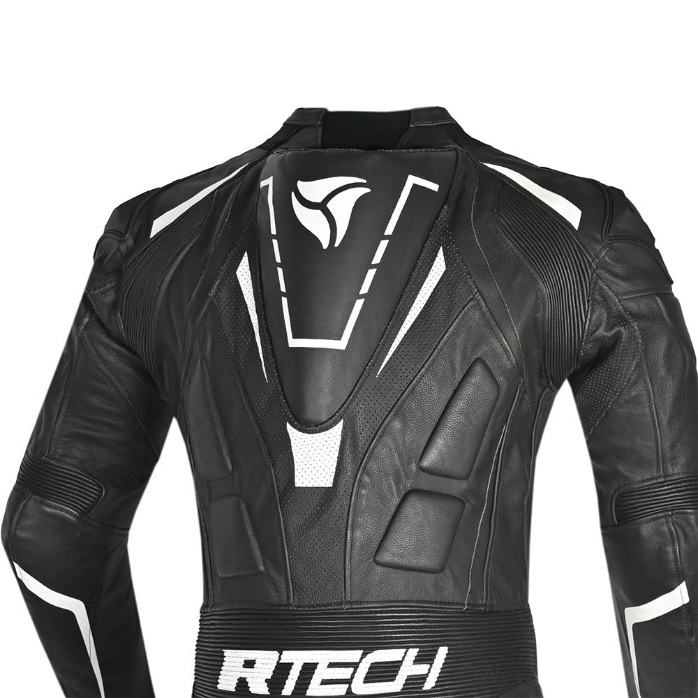  R-TECH - Defender GP 1 PC Suit Black/White - SECURTEX MOTOR SL (t/a MaximoMoto)