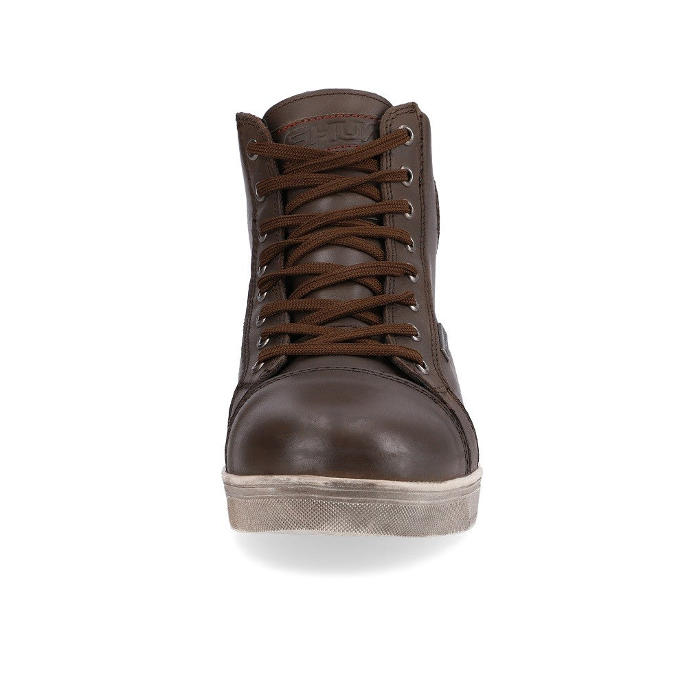  SHUA - Street Man WP Brown Leather Boots - SECURTEX MOTOR SL (t/a MaximoMoto)