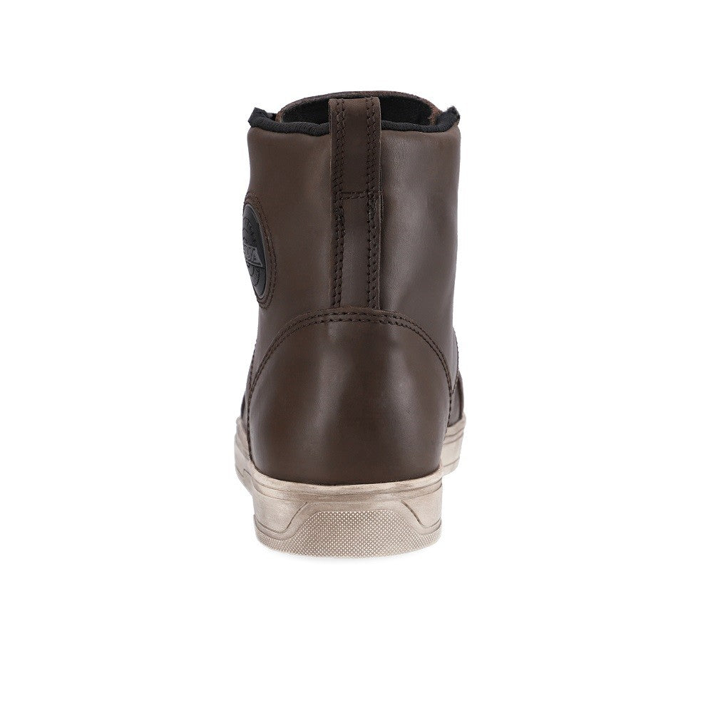  SHUA - Street Man WP Brown Leather Boots - SECURTEX MOTOR SL (t/a MaximoMoto)