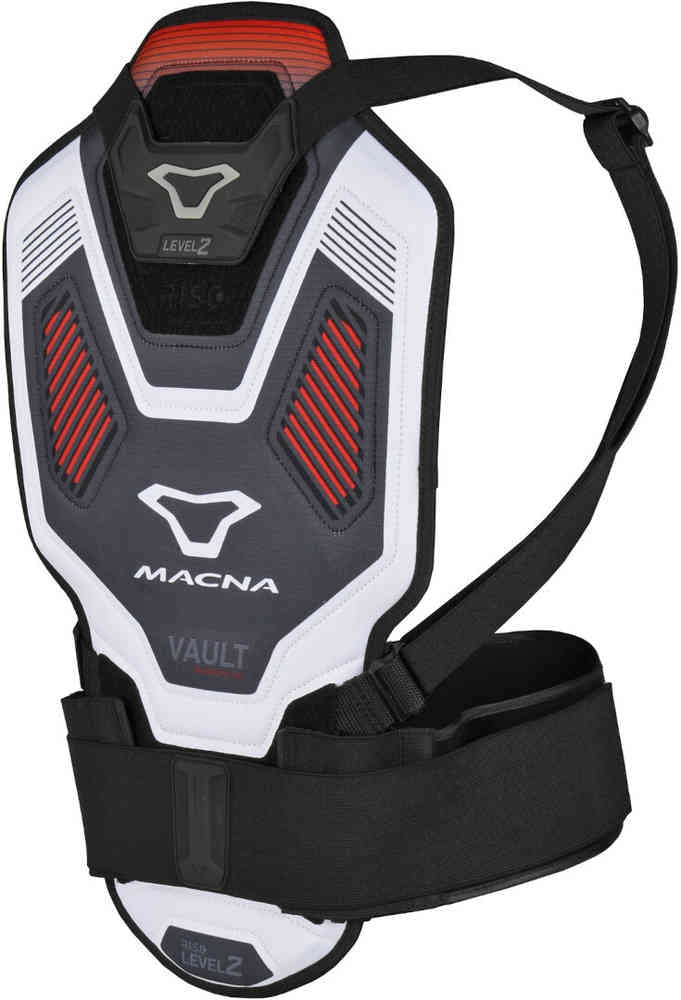  Macna Vault Back Protector Black/white/red - SECURTEX MOTOR SL (t/a MaximoMoto)