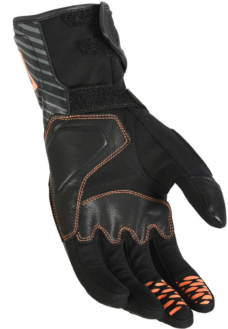  Macna Tempo Perforated Gloves Black/dark grey/orange - SECURTEX MOTOR SL (t/a MaximoMoto)