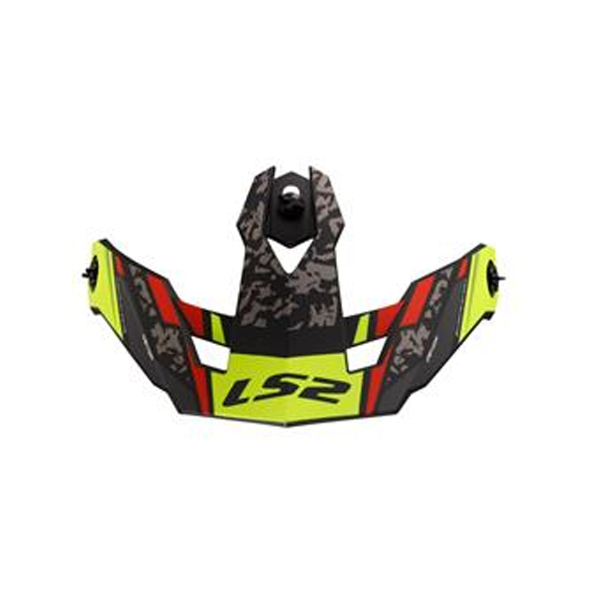 LS2 OF606 PEAK Devor M.black H-v Yellow Motorcycle Accesseries 