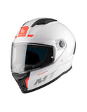  MT Stinger 2 Solid A0 Glossy Pearl White Full Face Helmets