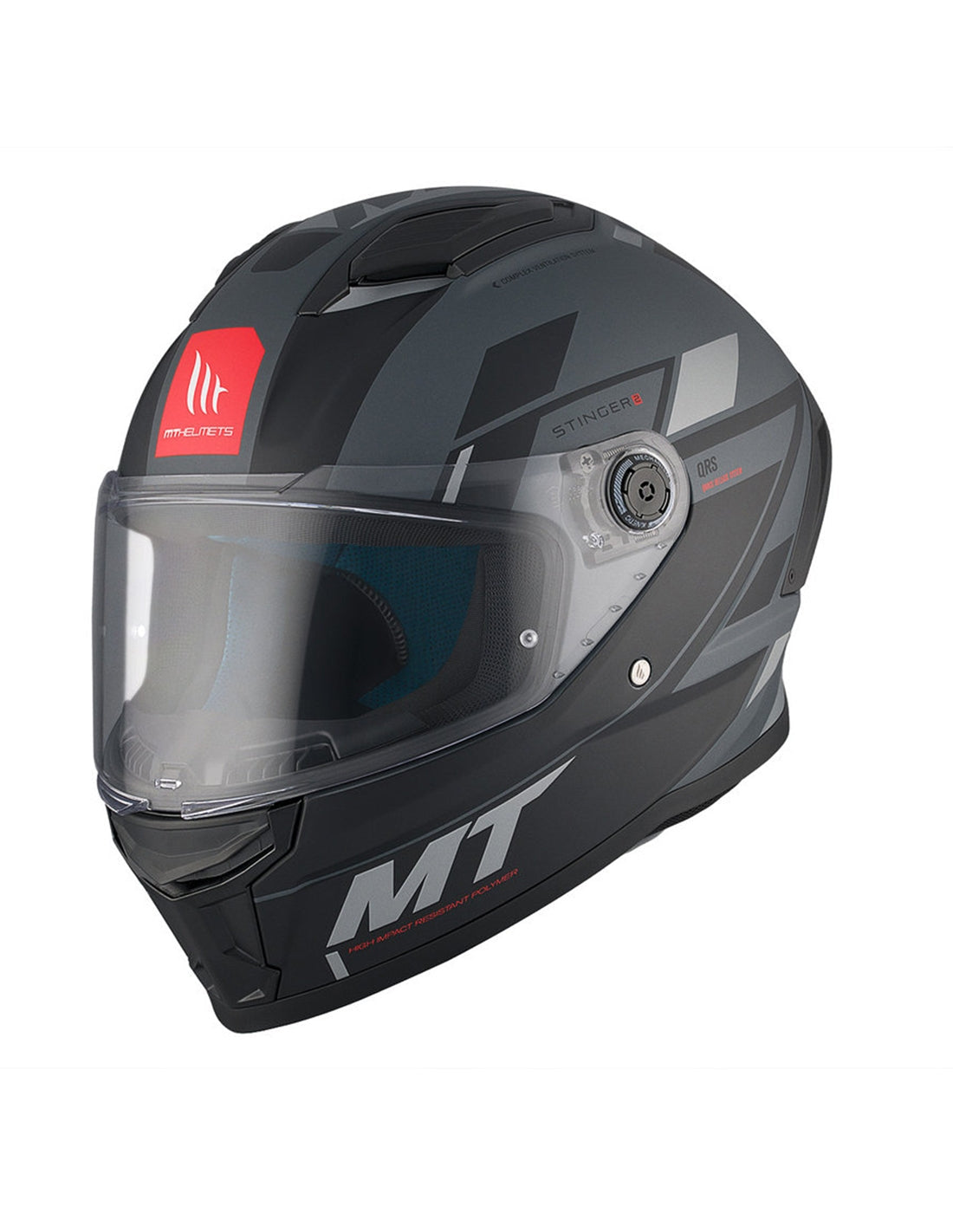  MT Stinger 2 Zivze C2 Full Face Motorcycle Helmet Matte