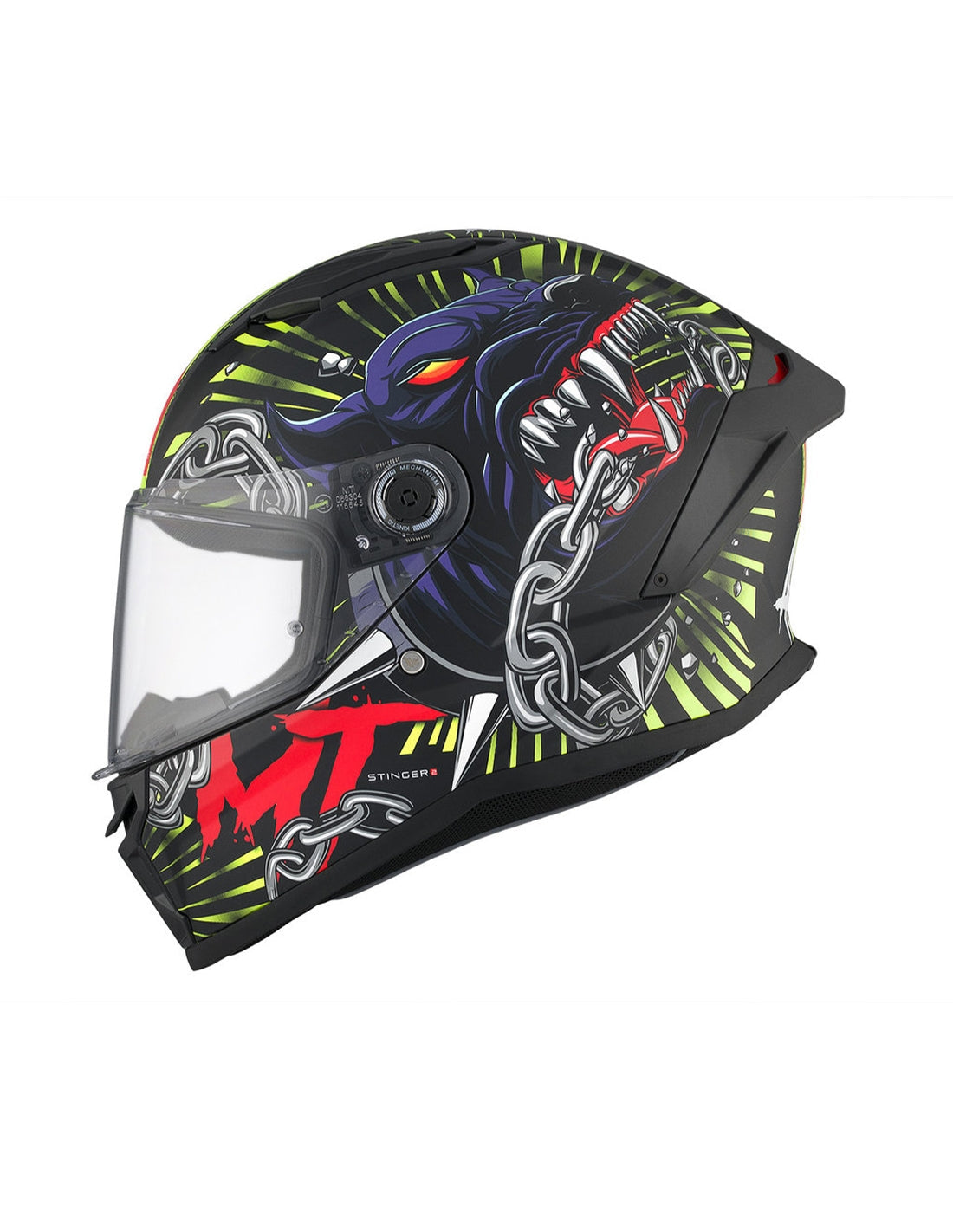  MT Stinger 2 AKIN A3 matte Full face motorcycle helmet ECE approved