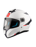  MT TARGO S SOLID A0 GLOSS PEARL WHITE Safe helmets