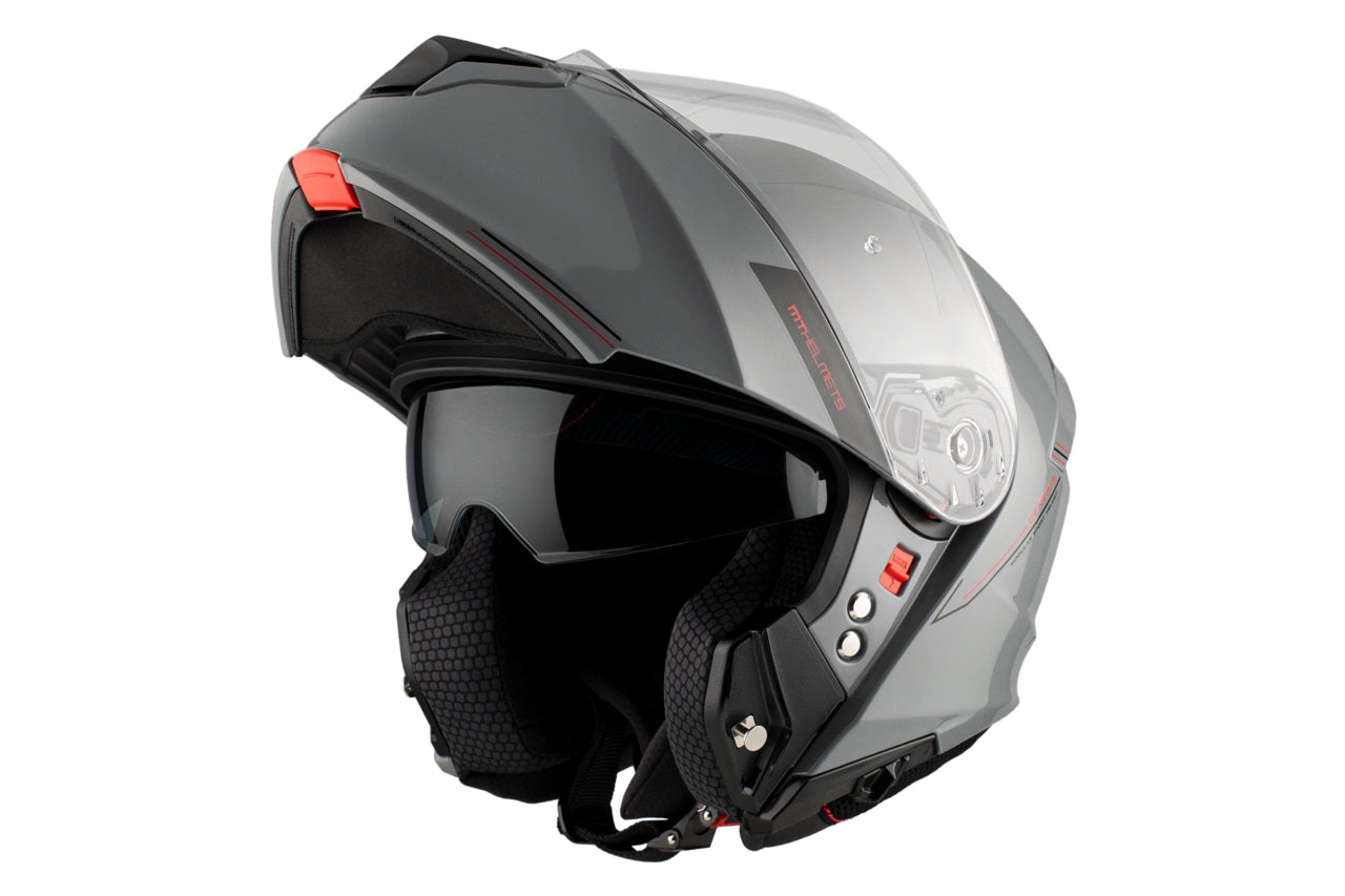  MT Genesis SV Solid A1 Flip-Up Motorcycle Helmet - SECURTEX MOTOR SL (t/a MaximoMoto)