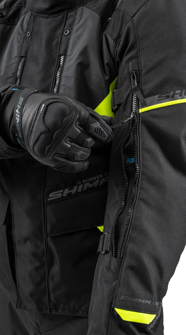 SHIMA RUNNER TEXTILE MEN JACKET FLUO - SECURTEX MOTOR SL (t/a MaximoMoto)