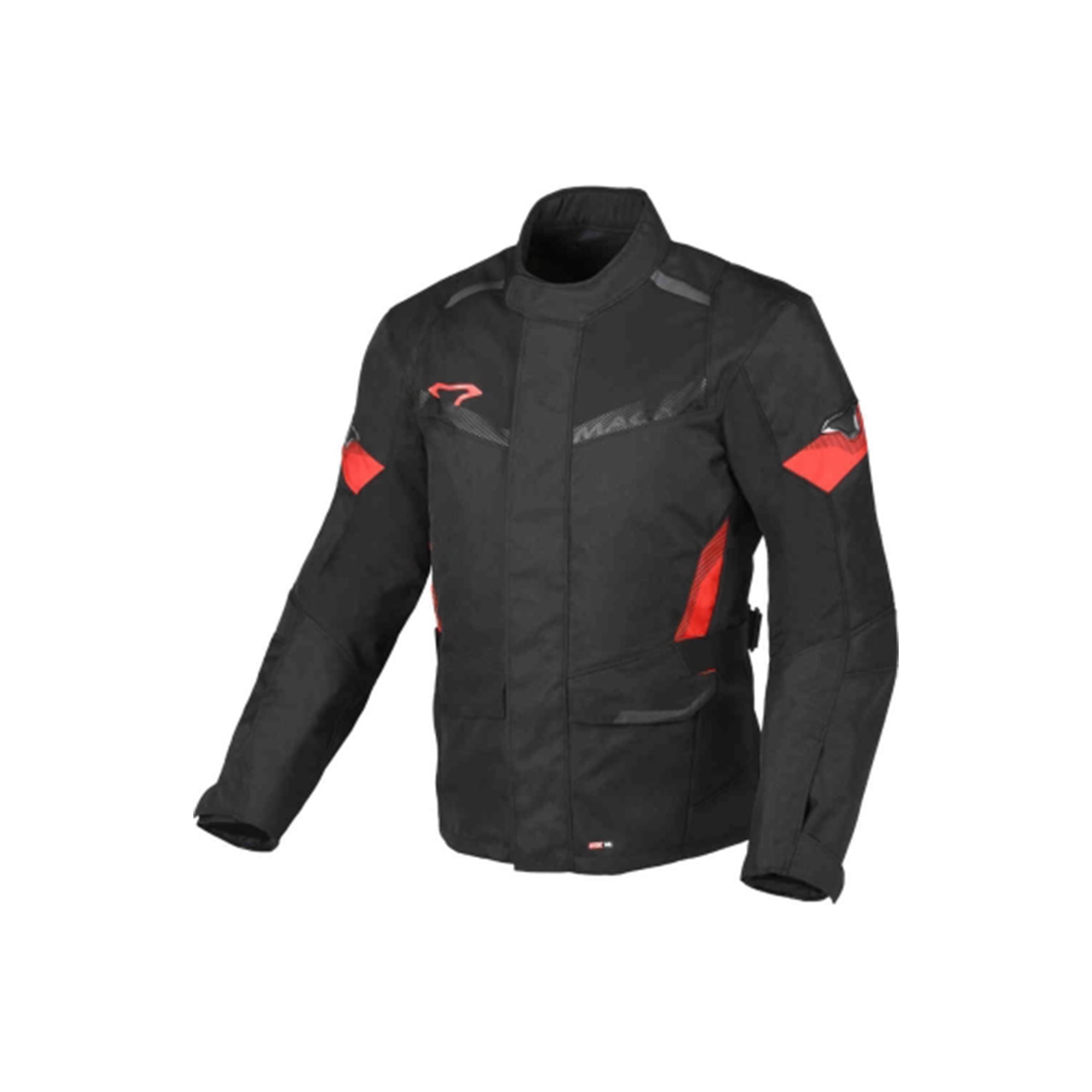  Macna Vaulture Waterproof Textile Jacket Black/red - SECURTEX MOTOR SL (t/a MaximoMoto)