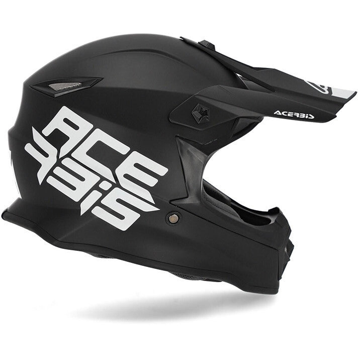  ACERBIS - IMPACT STEEL JUNIOR BLACK HELMET - SECURTEX MOTOR SL (t/a MaximoMoto)
