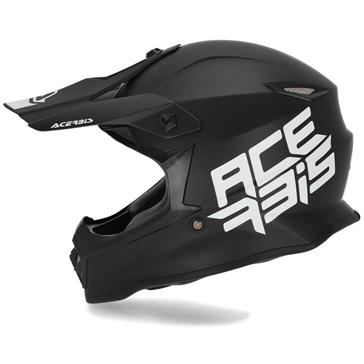  ACERBIS - IMPACT STEEL JUNIOR BLACK HELMET - SECURTEX MOTOR SL (t/a MaximoMoto)