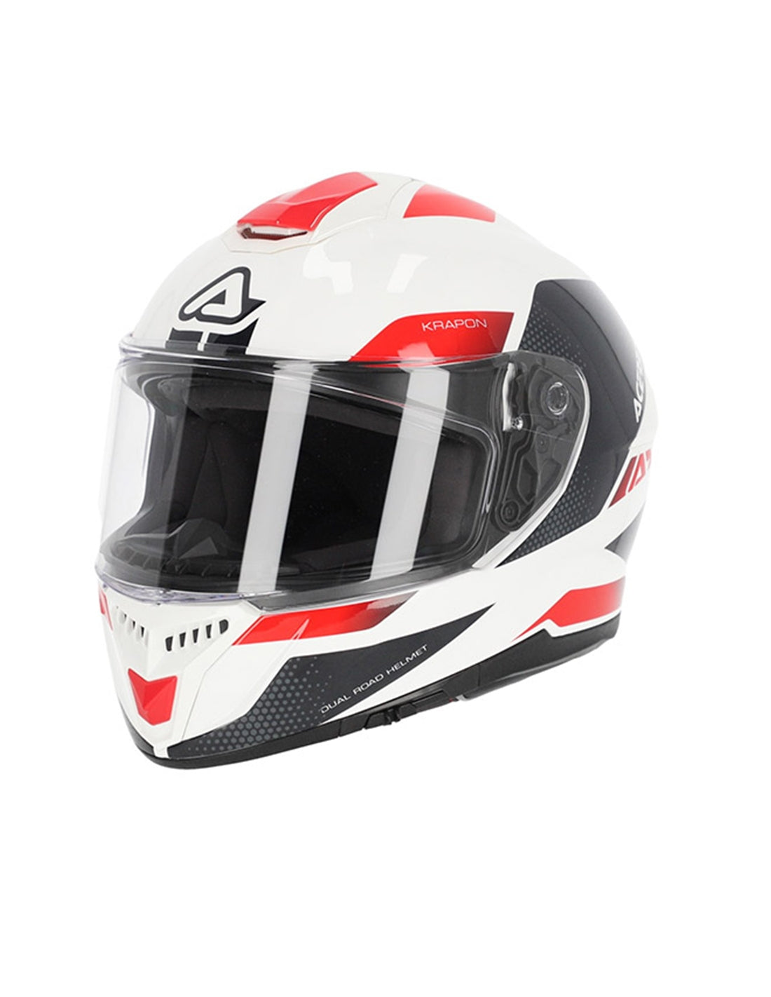  ACERBIS - KRAPON HELMET 2206 BIANCO/ROSSO - SECURTEX MOTOR SL (t/a MaximoMoto)