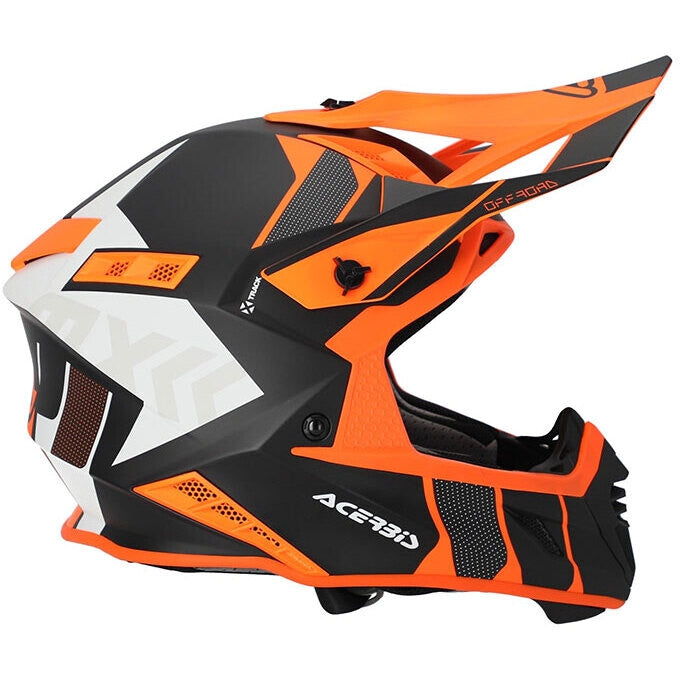  ACERBIS - HELMET X-TRACK 2206 ARANCIO FLOU / NERO - SECURTEX MOTOR SL (t/a MaximoMoto)