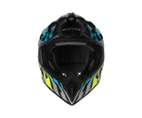  ACERBIS - STEEL CARBON HELMET 2206 TURCHESE/GIALLO FLUO - SECURTEX MOTOR SL (t/a MaximoMoto)